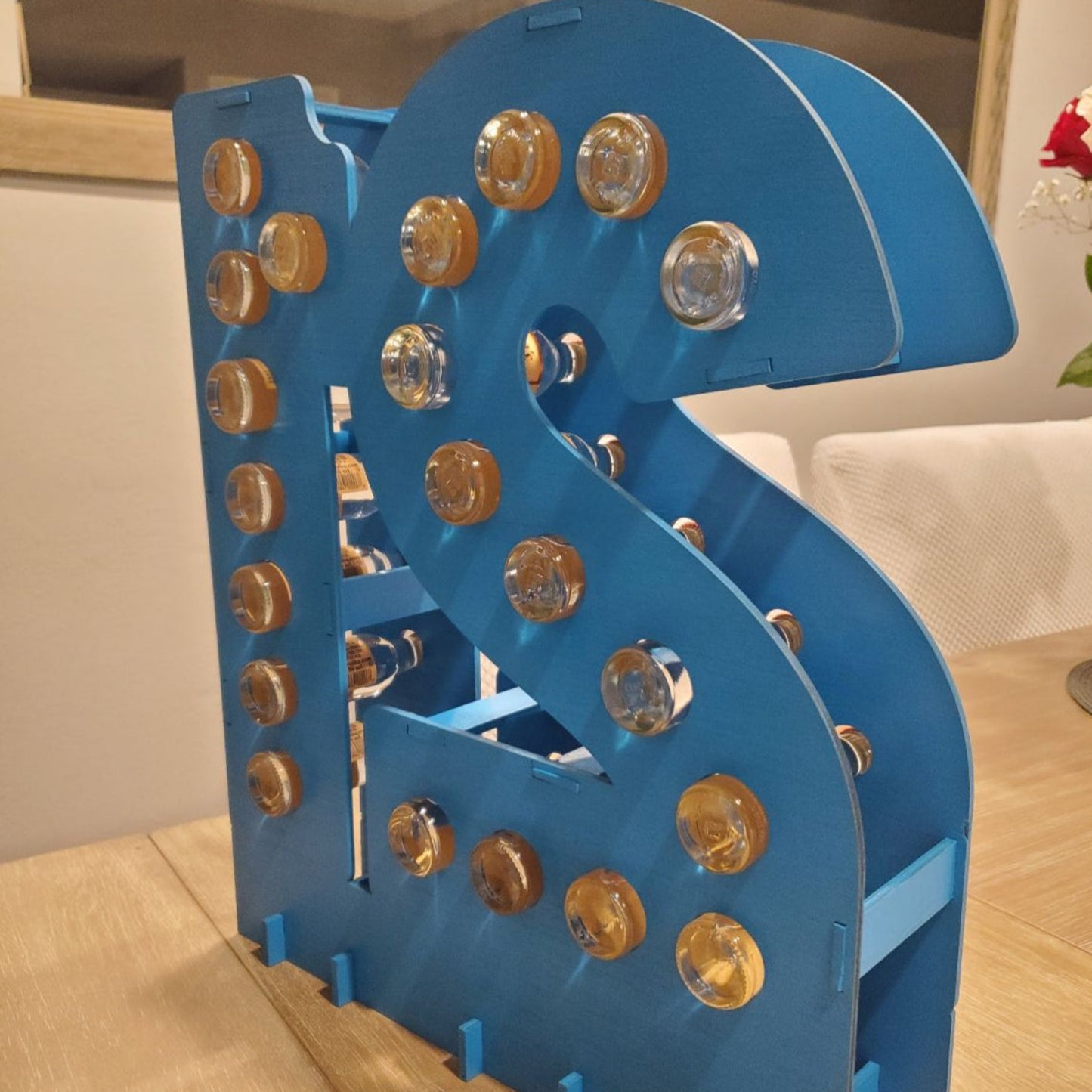 21st Birthday Mini Bottle Holder the Perfect gift for him or her.