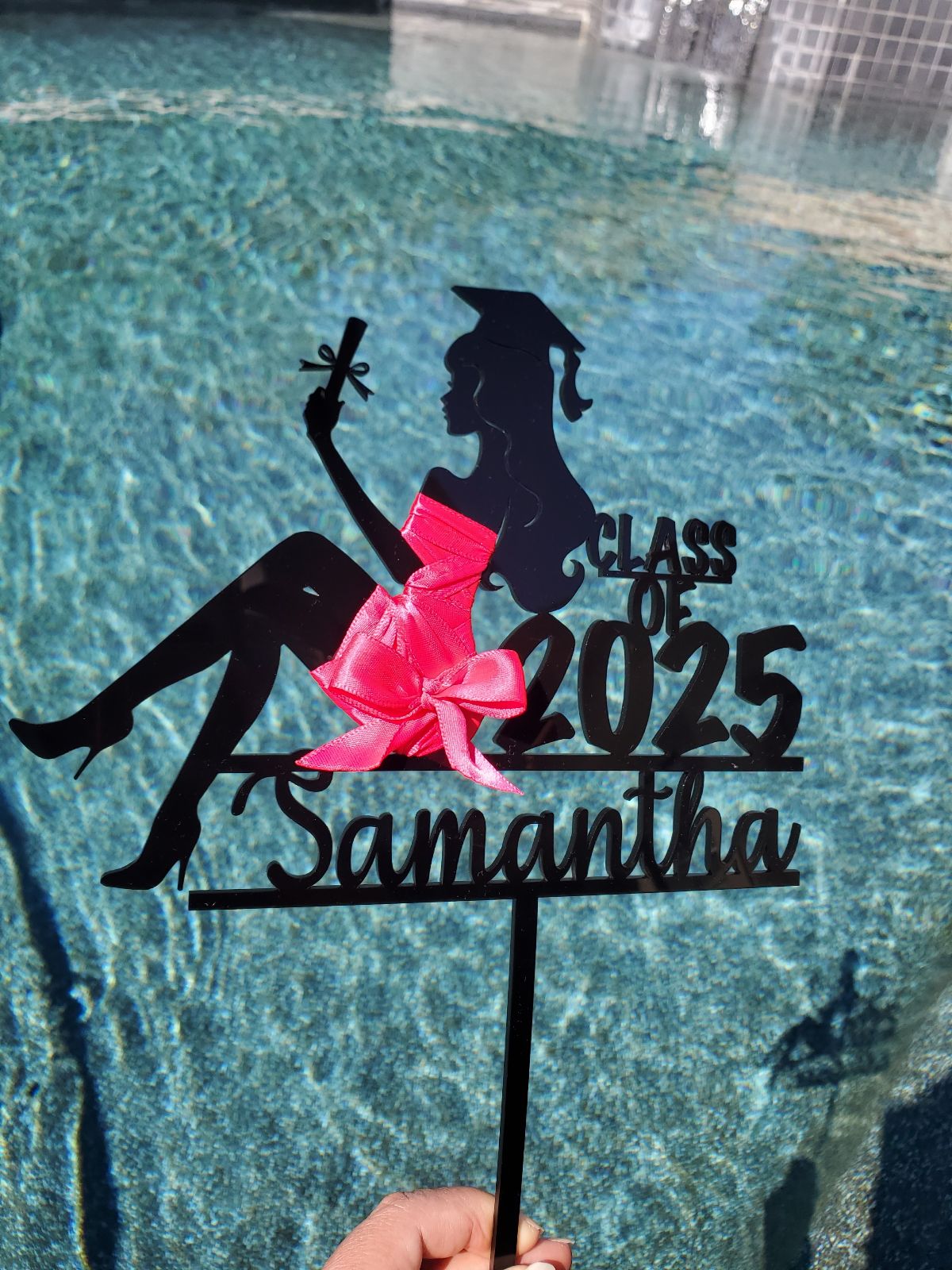 Class of 2025 Personalized Graduation Cake topper, Custom Made Graduation Cake Topper,