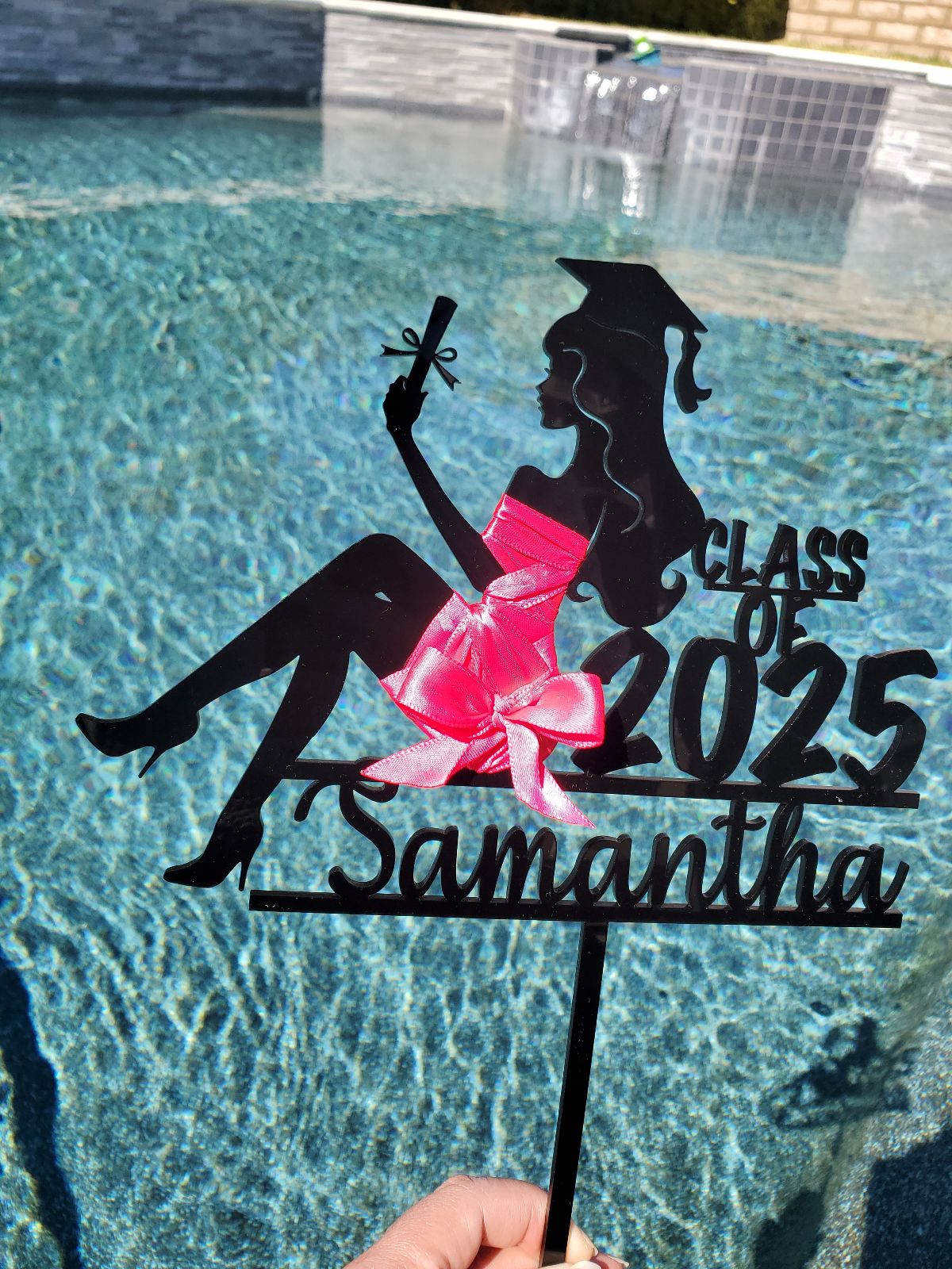 Class of 2025 Personalized Graduation Cake topper, Custom Made Graduation Cake Topper,