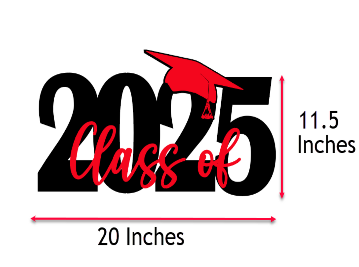 Class of 2025 Wooden sign