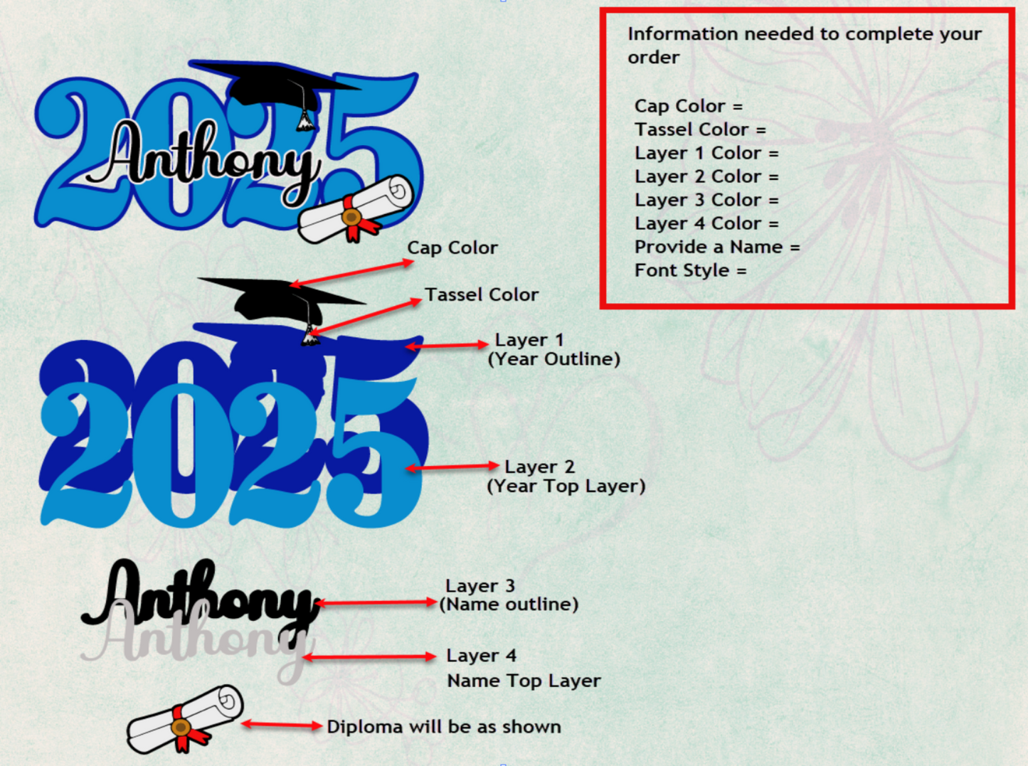 2025 Graduation Diploma sing