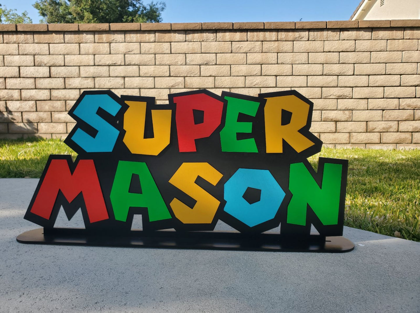 Super Mason custom sign