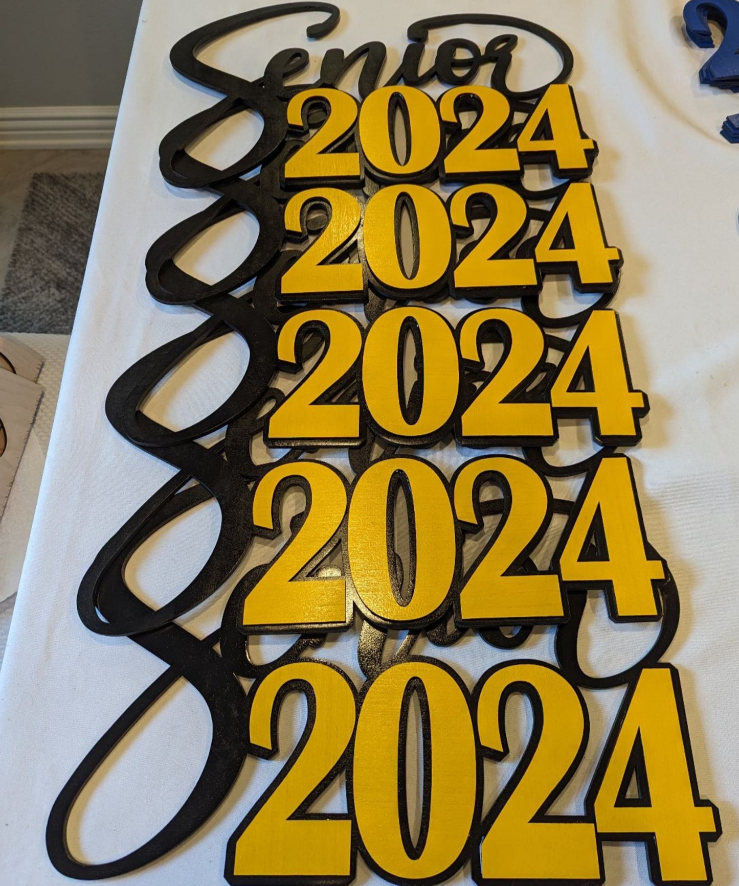 Senior 2025 Wooden Sign with a Stand