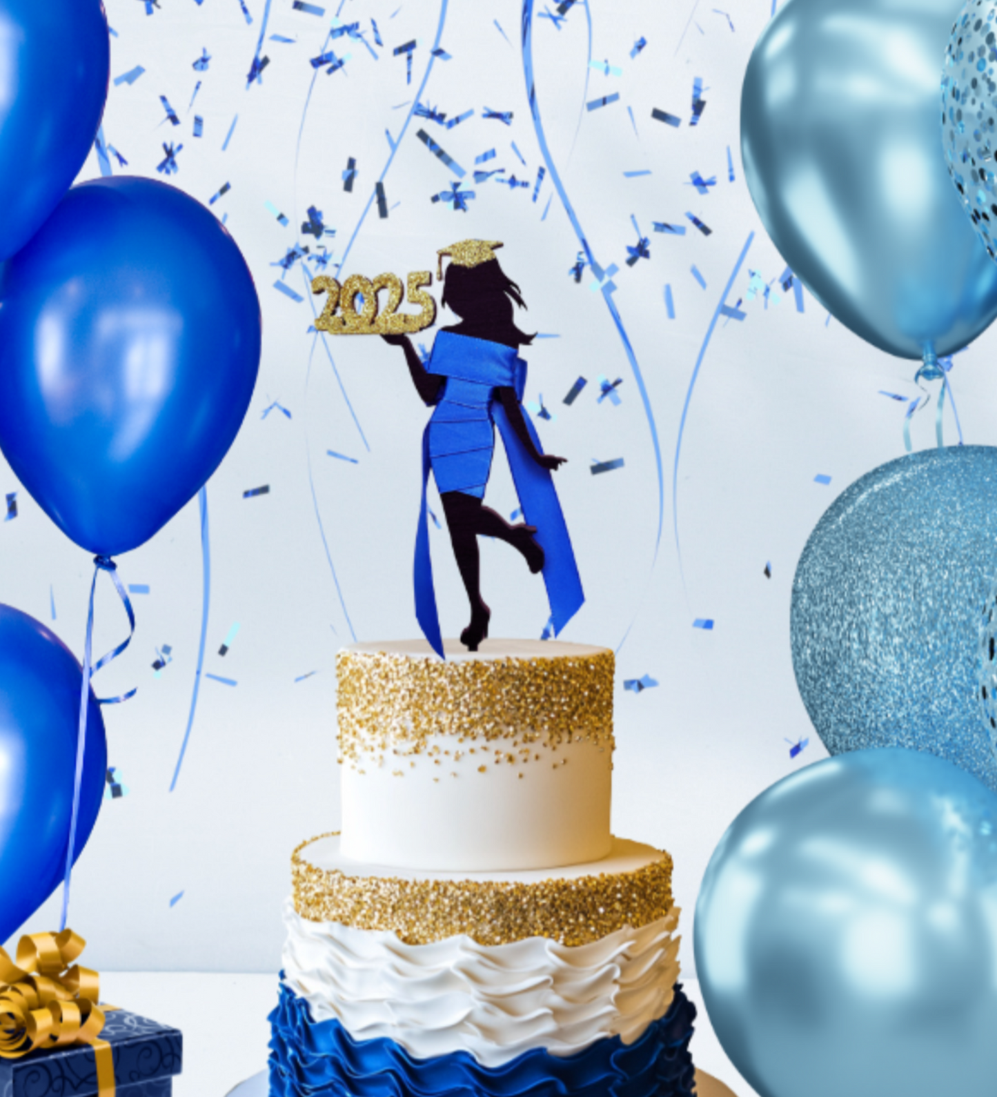 2025 Graduation Cake Topper, Graduation Cake Decoration, Grad Cake Accessory, Perfect Graduation Cake Accent, Cake Centerpiece