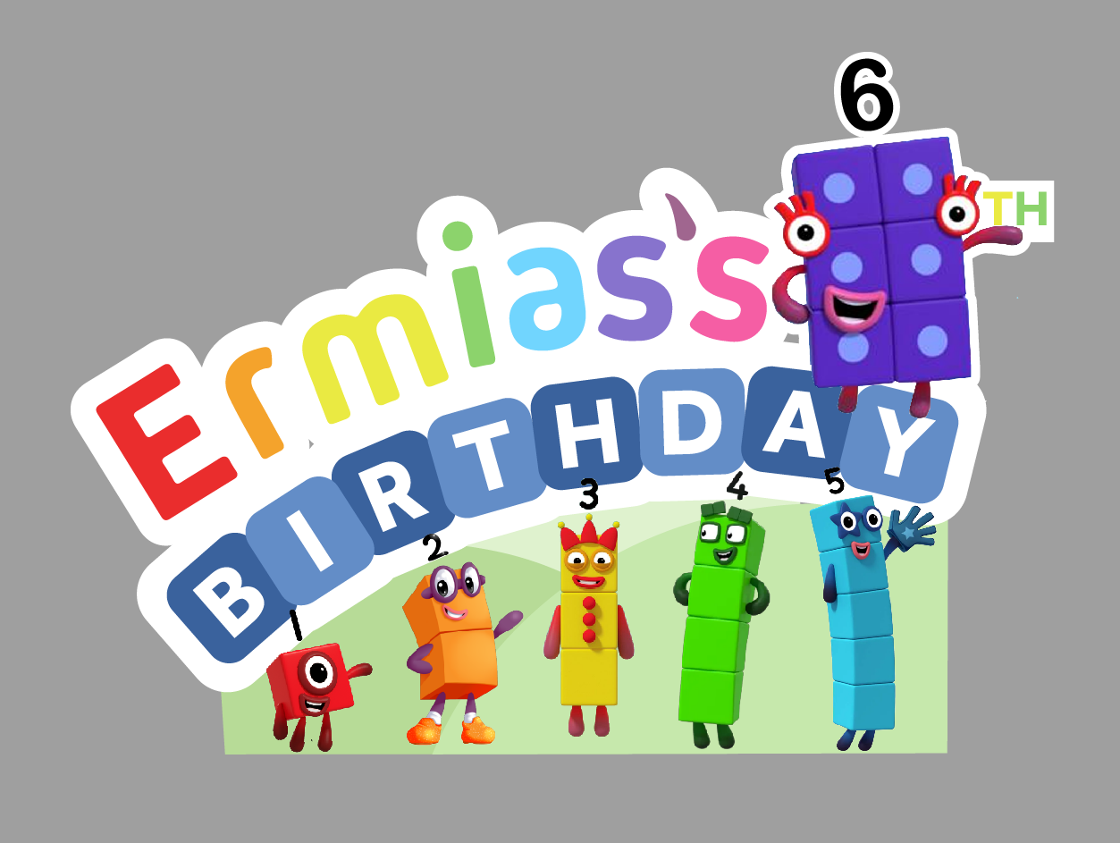 Numberblocks Personalized Sign