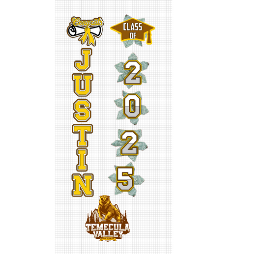 Custom Graduation leis, Temecula Valley High School